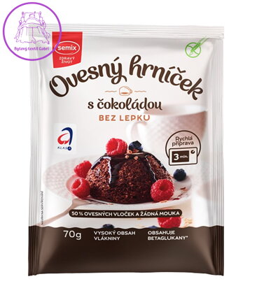 Ovesný hrneček s čokoládou 70g Semix 2513