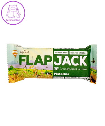 Flapjack oves. pistácie 80g BRYNMOR 2725