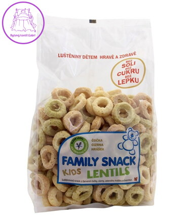 Family snack LENTILS sáček 120g 344