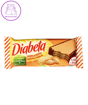 Diabeta oplatka arašídová 32g PLH 3240