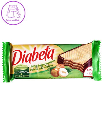 Diabeta oplatky oříškové 32g PLH 3245