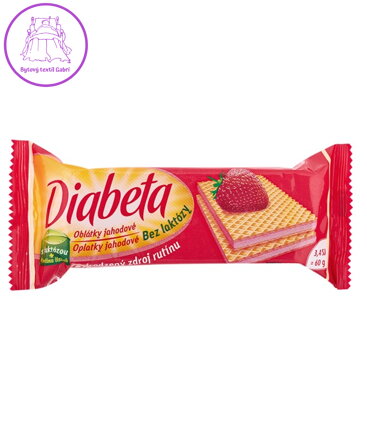 Diabeta oplatky jahodové 60g PLH 3243