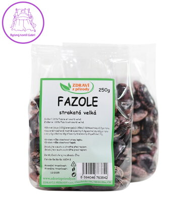 Fazole strakatá velká 250g ZP 155