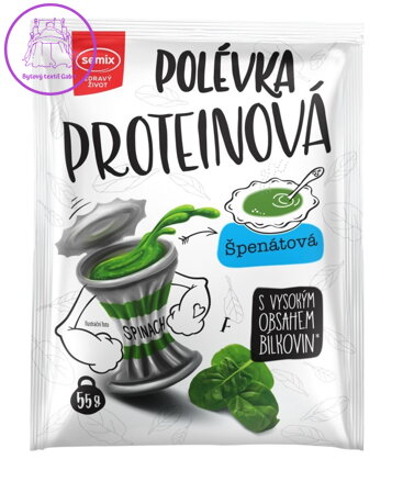 Polévka proteinová špenátová 55g Semix 1083