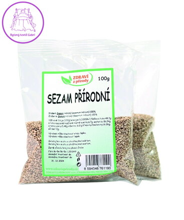 Sezam přírodní 100g ZP 112