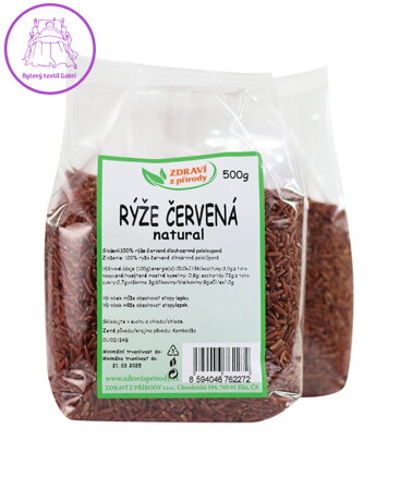 Rýže červená natural 500g ZP 2922