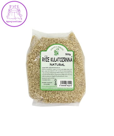 Rýže kulatozrnná natural 500g ZP 2925