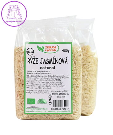 Rýže jasmínová natural 400g  BIO ZP 2919