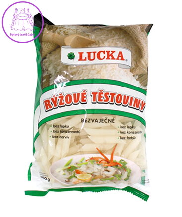 Těstoviny rýžové penne 300g LUCKA 2533