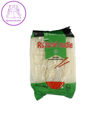 Těstoviny rýžové nudle vlasové 240g LUCKA 2532