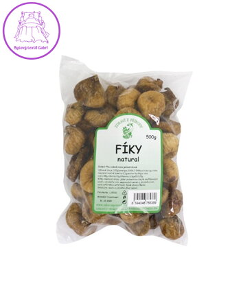 Fíky NATURAL 500g ZP 957