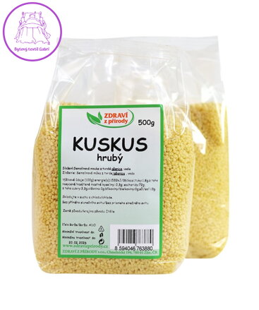 Kuskus bílý hrubý 500g ZP 2950