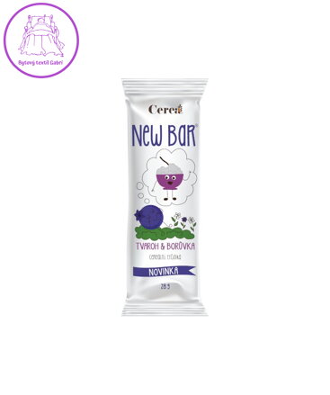 New bar TVAROH a BORŮVKA  28g Cereabar 264