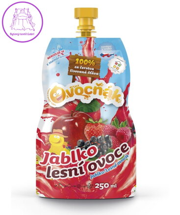 Mošt jablko-lesní ovoce 250ml Ovocňák 1168