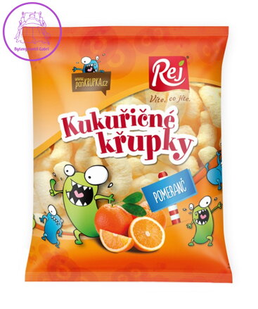 Kukuřičné křupky POMERANČ 90g REJ 2745