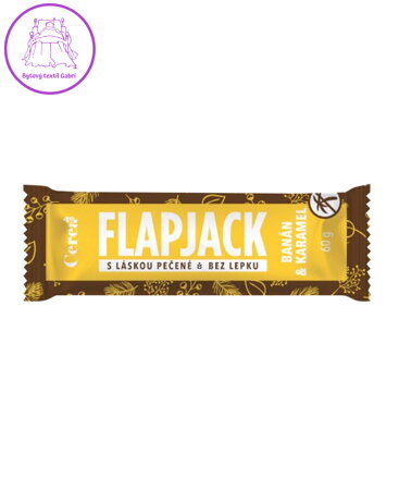 Flapjack  BANÁN a KARAMEL 60g Cereabar 254