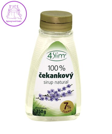 Sirup čekankový natural 100% (čirý) 350g Kaumy 413