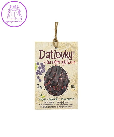 Datlovky s černým rybízem 70g 1252