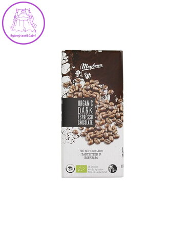 Čokoláda hořká s kávou 52% BIO 100g Meybona 1210