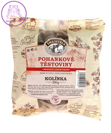 Těstoviny pohankové kolínka 250g Šmajstrla 2849