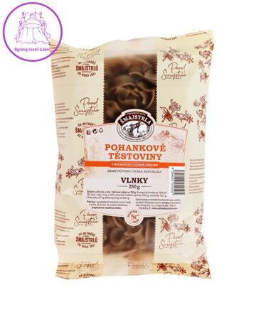 Těstoviny pohankové vlnky 250g Šmajstrla 2852