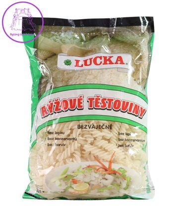 Těstoviny rýžové vřetena 300g LUCKA 2536