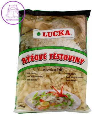 Těstoviny rýžové kolínka 300g LUCKA 2531
