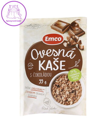 Kaše ovesná s čokoládou 55g Emco 311