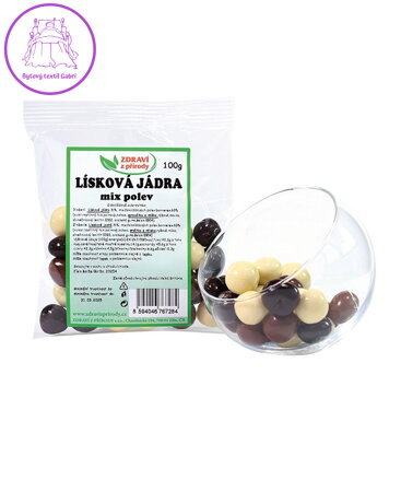 Lísková jádra mix polevy 100g ZP 982