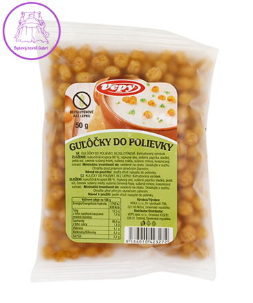 Kuličky do polévky 50g Vepy 43