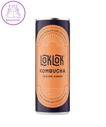 Kombucha Zázvor 500ml Loklok 4824