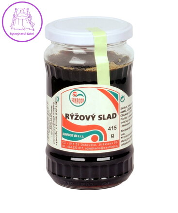 Slad rýžový slad 415g Sunfood 4866