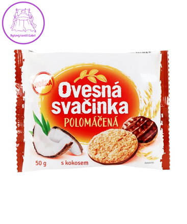 Ovesná svačinka 50g polomáč. hořká s kokosem Fammilky 4881