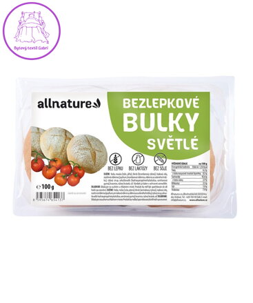 Bezlepkové bulky světlé 100g Allnature 4887