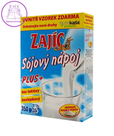 Sojový nápoj Plus krabička Zajíc 350g Mogador 2791