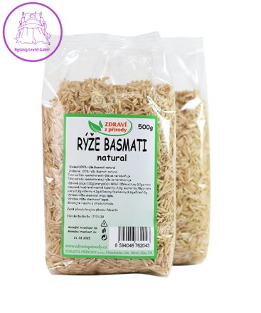 Rýže basmati natural 500g ZP 2916