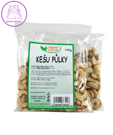 Kešu půlky 100g ZP 3828