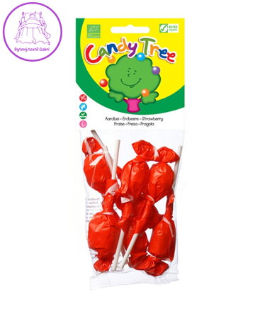 Lízátka BZL s příchutí jahoda 7x 10g CANDY TREE, NOVINKA 5055