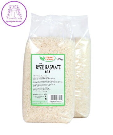 Rýže basmati bílá 1kg ZP NOVINKA 5074