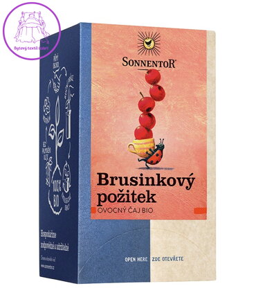 Brusinkový požitek BIO 18x2,8g Sonnentor NOVINKA 5190