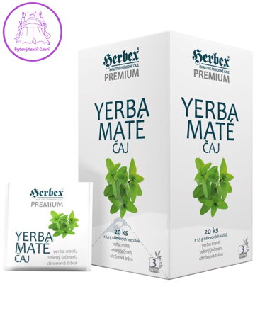 Yerba maté čaj 20x1,5g 996