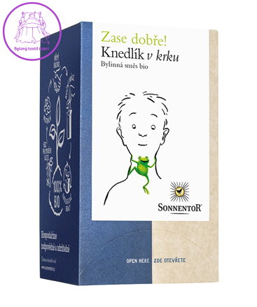 Knedlík v krku BIO 18x1,5g Sonnentor NOVINKA 5204