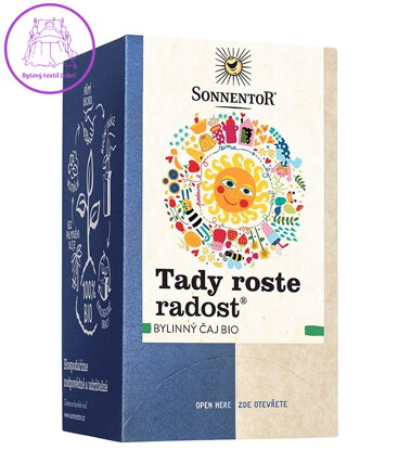 Tady roste radost BIO 18x1,5g Sonnentor NOVINKA 5237