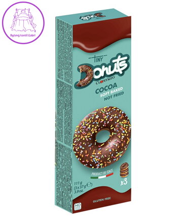 Donuty kakao 111g 3ks Cuorenero bez lepku NOVINKA 5294