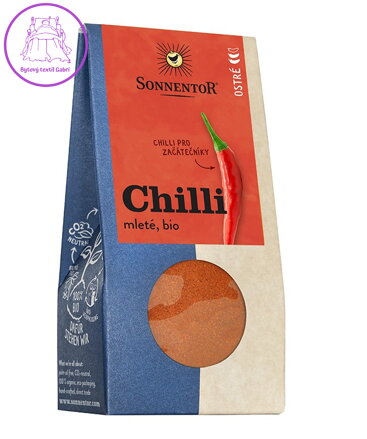 Chilli mleté BIO 40g(kajenský pepř) Sonnentor NOVINKA 5334