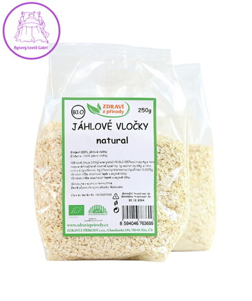 Vločky jáhlové natural BIO 250g ZP 5373