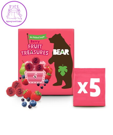 Bear treasures berry  jahoda - borůvka  5x20g NOVINKA 5379