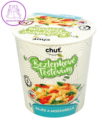 Těstoviny bezlepkové s Rajčatovo mozzarelovou omáčkou 60g J.K.Food NOVINKA 5394