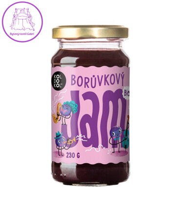 Džem borůvkový Jam 230g Koldokol NOVINKA 5430
