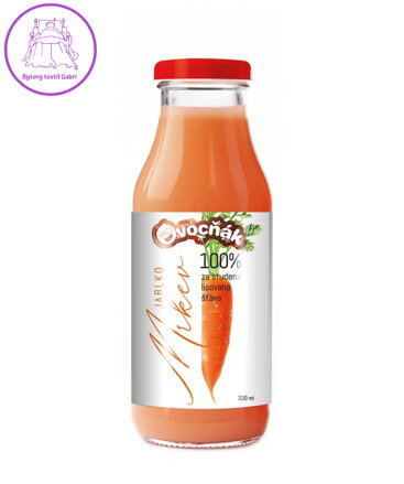 Mošt Jablko - Mrkev sklo 330ml Ovocňák NOVINKA 5440